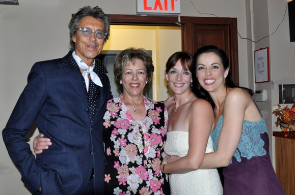 Tommy Tune, Crouch, Julia Murney and Erin Denman Photo